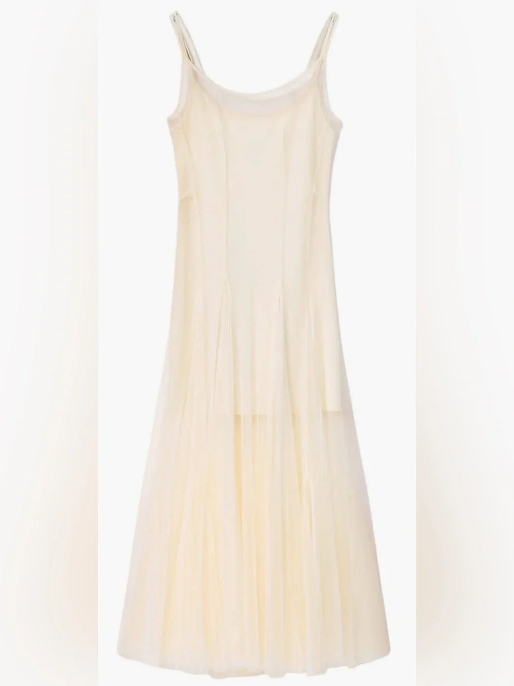 NEW AllSaints Harmonia Mesh Maxi Tofu white Dress SZ 4